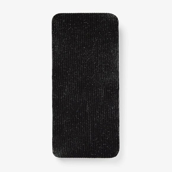 NEW! Black Metallic Ribbed Full Tights - Picture 4 of 6